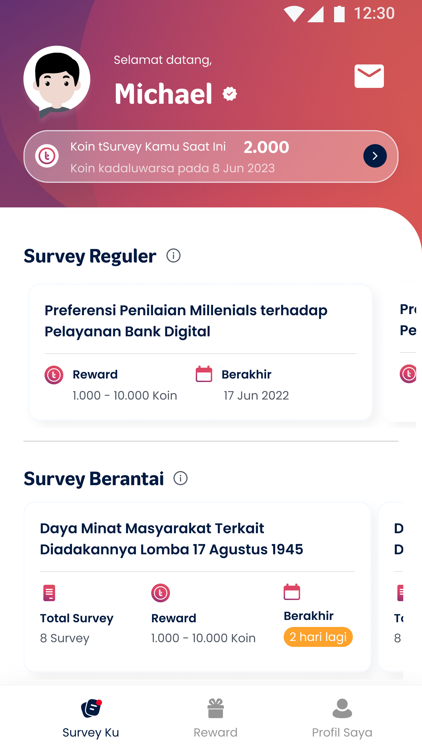 TSurvey Settings